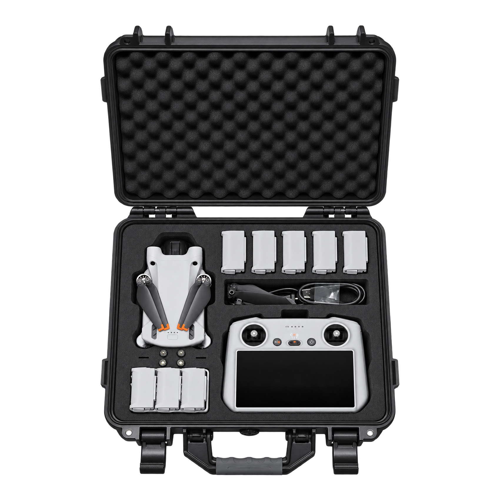 LEKUFEE – Maletín rígido e impermeable para DJI Mini 3 / Mini 3 Pro